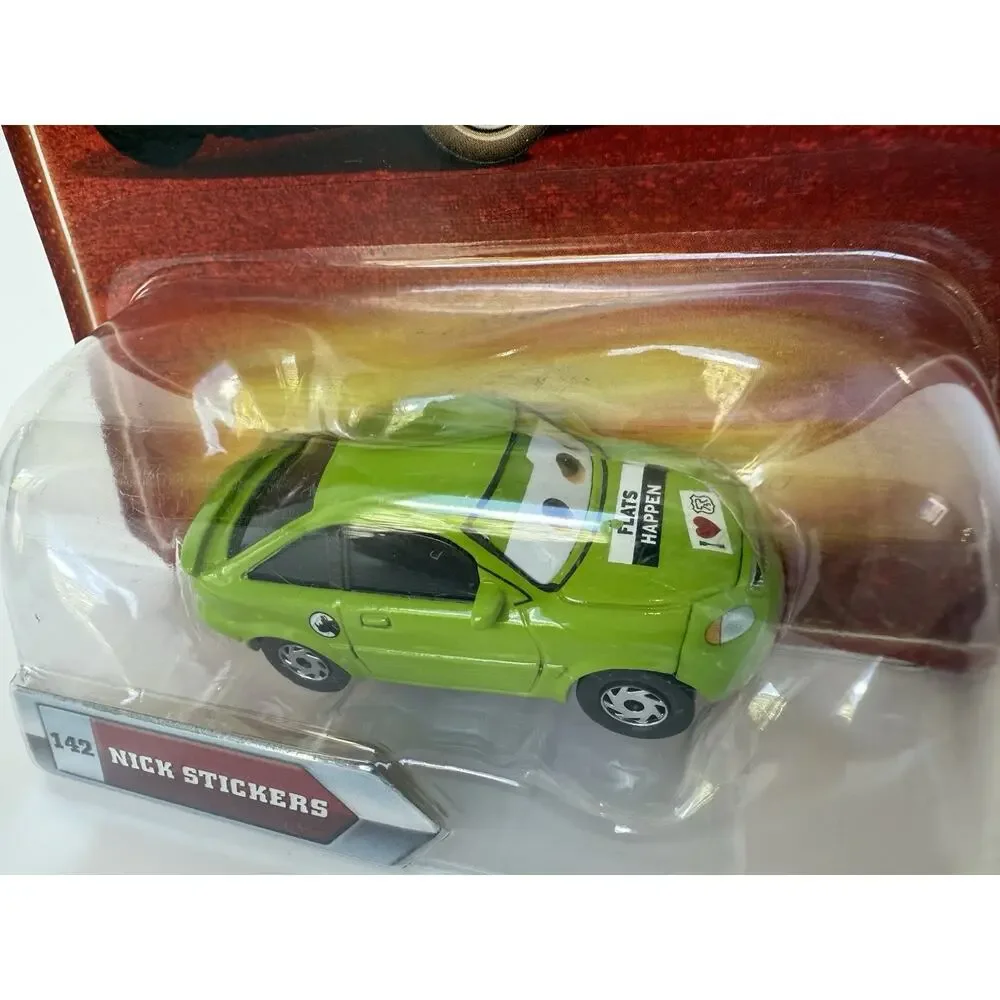 NIB Disney Cars Final Lap Collection #142 Nick Stickers 1:55 Diecast Car